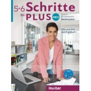 Hilpert, Orth-Chambah, Kerner: Neu Schritte Plus 5+6. Mediepaket, 6 Audio-CDs + DVD. Deutsch als Zweitsprache