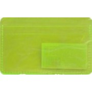 Обложка для карточек 10,5*7 см "Neon" салатовый (ICH003)
