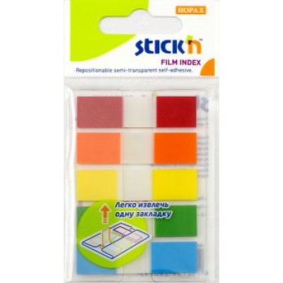 Закладки самоклеящиеся пластиковые, 100 листов, Z-сложение, 5 цветов Закладки самоклеящиеся пластиковые, 100 листов, Z-сложение, 5 цветов