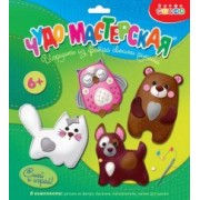 Игрушка из фетра своими руками. Зверята