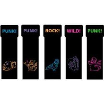 Закладки Неон микс 4, 5 штук Закладки Неон микс 4, 5 штук