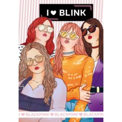 Обложка для паспорта I love BLACKPINK Обложка для паспорта I love BLACKPINK