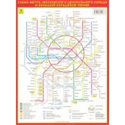 Схема метро. МЦК (на картоне)