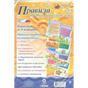 Комплект плакатов. Правила поведения в пришкольном лагере. ФГОС
