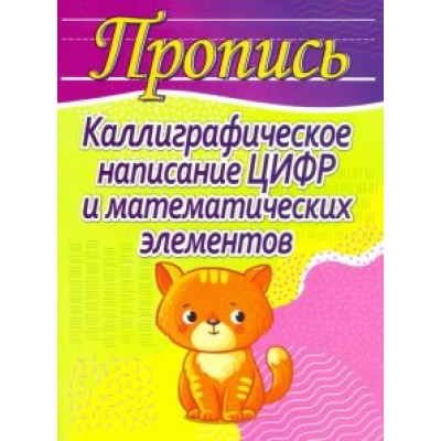 Каллиграфическое написание цифр и математических элементов Каллиграфическое написание цифр и математических элементов