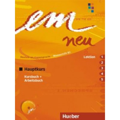 Perlmann-Balme, Schwalb: em neu 2008 Hauptkurs. Kursbuch + Arbeitsbuch, Lektion 1–5 mit Arbeitsbuch-Audio-CD Perlmann-Balme, Schwalb: em neu 2008 Hauptkurs. Kursbuch + Arbeitsbuch, Lektion 1–5 mit Arbeitsbuch-Audio-CD