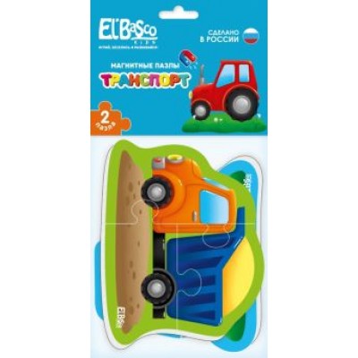 Магнитный пазл Транспорт Магнитный пазл Транспорт