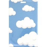 Чехол для карт  "Облака", с отверстием