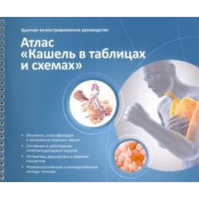 Синопальников, Клячкина: Краткое иллюстрированное руководство. Атлас. Кашель в таблицах и схемах Синопальников, Клячкина: Краткое иллюстрированное руководство. Атлас. Кашель в таблицах и схемах