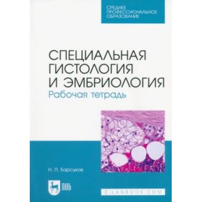 Николай Барсуков: Специальная гистология и эмбриология. Рабочая тетрадь. Учебное пособие для СПО Николай Барсуков: Специальная гистология и эмбриология. Рабочая тетрадь. Учебное пособие для СПО