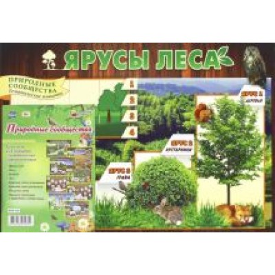 Комплект плакатов - 8 шт с методическим сопровождением. Природные сообщества. ФГОС Комплект плакатов - 8 шт с методическим сопровождением. Природные сообщества. ФГОС