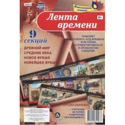 Плакат раскладной Лента времени, 9 секций. ФГОС Плакат раскладной Лента времени, 9 секций. ФГОС