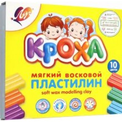 Пластилин Кроха, 10 цветов Пластилин Кроха, 10 цветов