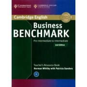 Patricia Sanders: Business Benchmark. Pre-intermediate to Intermediate. BULATS and Business Preliminary Teacher's Book