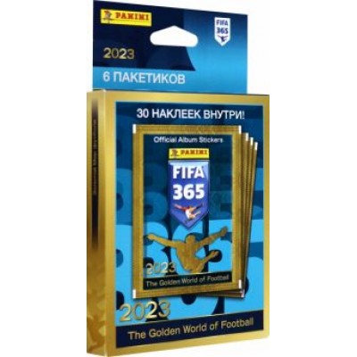 Блистер с наклейками FIFA 365-2023, 6 пакетиков Блистер с наклейками FIFA 365-2023, 6 пакетиков