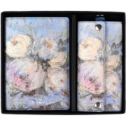 Обложка для паспорта + ключница "Пионы" (52924)