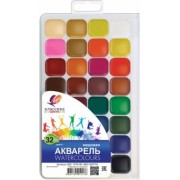 Краски акварельные медовые Классика, 32 цвета