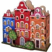 Сборная модель с подсветкой "Европейская улочка"