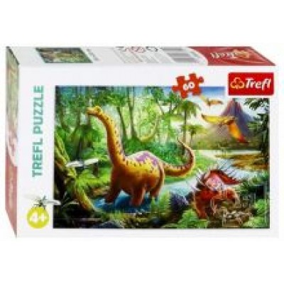 Puzzle-60 MIDI. Странствующие динозавры Puzzle-60 MIDI. Странствующие динозавры