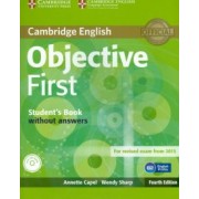 Capel, Sharp: Objective. 4th Edition. First. Student's Book without answers (+CD)