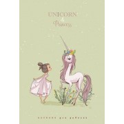 Дневник для девочки Принцесса и единорог, А5, 80 листов