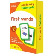 First Words Flashcards Ages 3-5 (52 Cards)