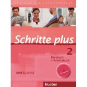 Niebisch, Specht, Penning-Hiemstra: Schritte plus 2. Kursbuch + Arbeitsbuch mit Audio-CD zum Arbeitsbuch und interaktiven Übungen