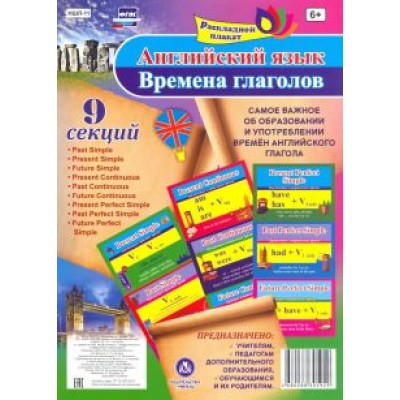 Наталья Куклева: Английский язык. Времена глаголов. Раскладной плакат. ФГОС Наталья Куклева: Английский язык. Времена глаголов. Раскладной плакат. ФГОС