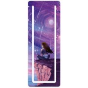 Закладка для книг картон. На краю мира, картон с вырубкой