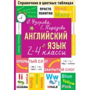 Узорова, Нефёдова: Английский язык. 2-4 классы. Справочник в цветных таблицах