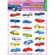 Спортивные автомобили мира. Наклейки тематические