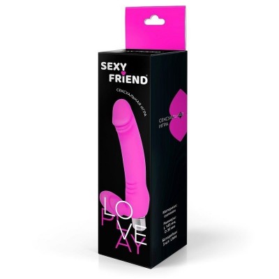 Розовый безремневой страпон Sexy Friend Розовый безремневой страпон Sexy Friend