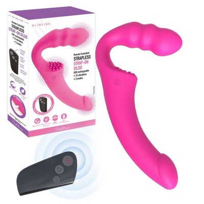 Розовый безремневой страпон Straples Strap-On Dildo Розовый безремневой страпон Straples Strap-On Dildo