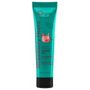 Съедобный интимный гель Orgie Lube Tube Cocktail Strawberry Mojito - 100 мл.