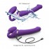 Фиолетовый безремневой вибрострапон Silicone Bendable Strap-On - size M Фиолетовый безремневой вибрострапон Silicone Bendable Strap-On - size M