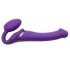 Фиолетовый безремневой вибрострапон Silicone Bendable Strap-On - size M Фиолетовый безремневой вибрострапон Silicone Bendable Strap-On - size M