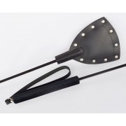 Черный стек Готика с заклепками - 67 см.