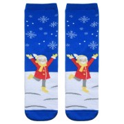 Махровые женские носки с рисунком в виде девочки Лапландия