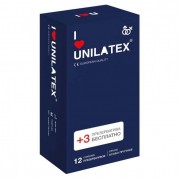 Ультрапрочные презервативы Unilatex Extra Strong - 12 шт. + 3 шт. в подарок