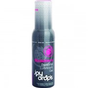 Смазка на водной основе со вкусом клубники JoyDrops Strawberry - 100 мл.