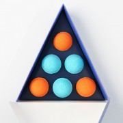 Набор из 6 детских бомбочек для ванны «Вперед, капитан!» с ароматом цитруса и жвачки