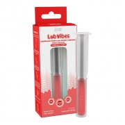 Интимная смазка на водной основе Lub Vibes со вкусом клубники и эффектом вибрации - 5 гр.