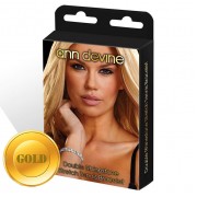 Браслет из золотистых кристаллов Stretch Tennis Bracelet