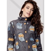 Теплый халатик Night Life