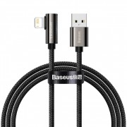Кабель Baseus Legend Series Elbow Fast Charging Data Cable USB to iP 2.4A 1m (CALCS-01) - Black