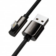 Кабель Baseus Legend Series Elbow Fast Charging Data Cable USB to iP 2.4A 1m (CALCS-01) - Black