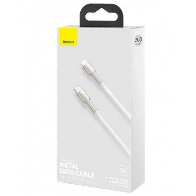 Кабель Baseus Type-C to Lightning 20W 2m (CATLJK-B02) - White Кабель Baseus Type-C to Lightning 20W 2m (CATLJK-B02) - White