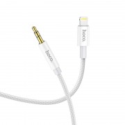 Кабель AUX hoco UPA19 digital audio conversion cable for iP - Silver (iP male connector to DC3.5 male connector)