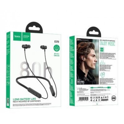 Беспроводные наушники Hoco ES70 Armour neck-mounted BT earphones - Черный Беспроводные наушники Hoco ES70 Armour neck-mounted BT earphones - Черный
