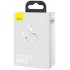 Кабель Baseus Superior Series Fast Charging Data Cable USB to Type-C 66W 1m (CATYS-02) - Белый Кабель Baseus Superior Series Fast Charging Data Cable USB to Type-C 66W 1m (CATYS-02) - Белый